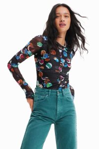 Bodysuit Desigual Fantasy polka dot print Mujer | OMG403961