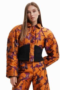Chaqueta Puffer Desigual Maitrepierre short bomber Mujer | VAG683521
