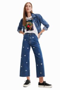 Jeans Desigual Daisy denim culottes Mujer | UVQ179628