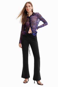 Leggins Desigual Gathered trousers with ties Mujer | JRV960423