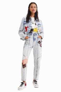 Prendas De Punto Desigual Disney's Mickey Mouse denim jacket Mujer | HKT436259
