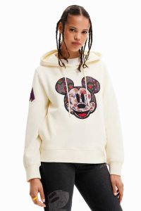Sudaderas Desigual Large Disney's Mickey Mouse patch Mujer | UBY759486