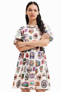 Vestido Desigual Corta patches Mujer | ADG471936