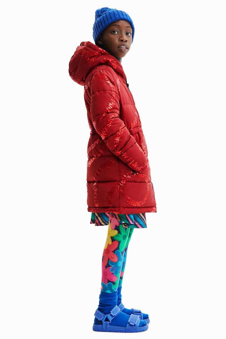 Tienda Oficial Abrigos Desigual M xico Long padded coat with
