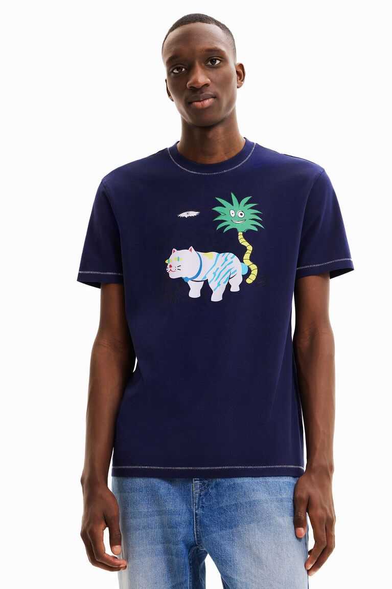 Polo desigual hombre deals