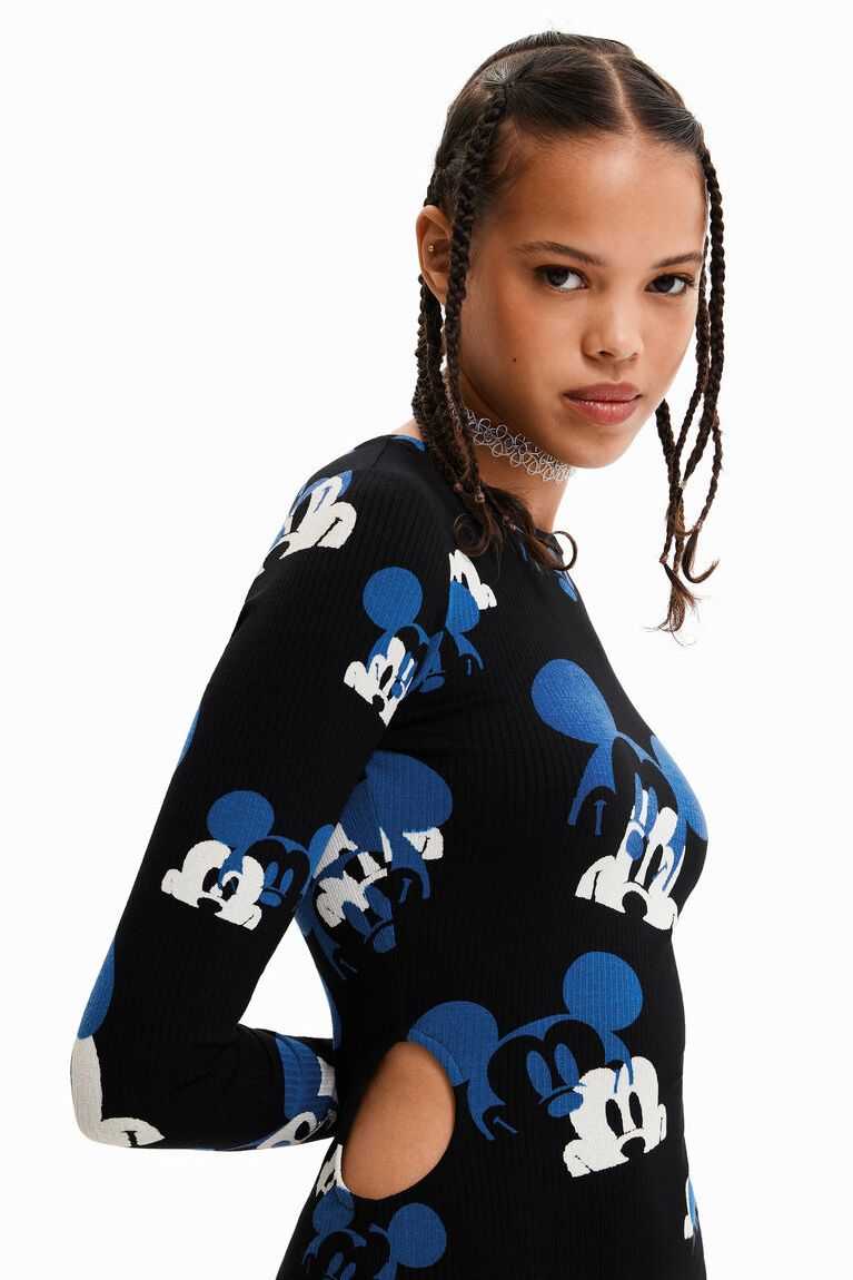 Tienda Vestido Desigual Corta Disney s Mickey Mouse Mujer